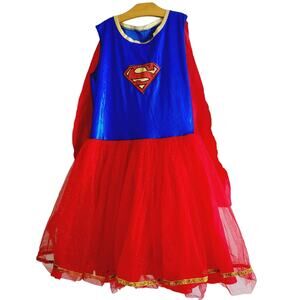 Large Supergirl costume removable cape